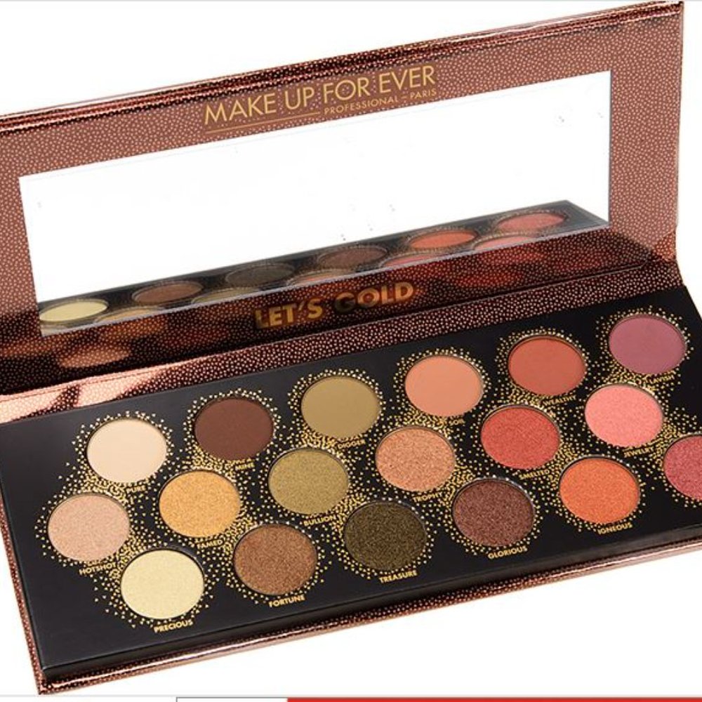 Make Up For Ever Let’s Gold Eyeshadow Palette